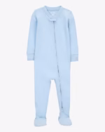 Baby Solid PurelySoft Footie 1-Piece Pajamas - Blue